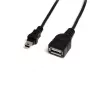 StarTech.com 1 ft cabo Mini USB 2.0 - USB A para Mini B F/M, 0,3 m, USB A, Mini-USB B, macho/fêmea, 0,48 Gbit/s, preto