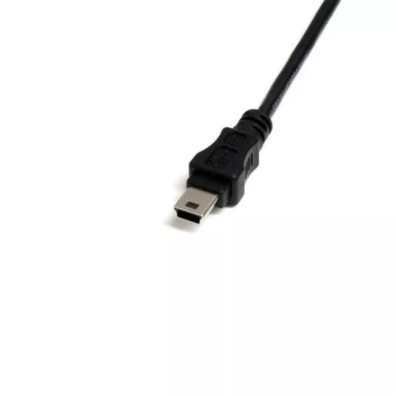 StarTech.com 1 ft cabo Mini USB 2.0 - USB A para Mini B F/M, 0,3 m, USB A, Mini-USB B, macho/fêmea, 0,48 Gbit/s, preto