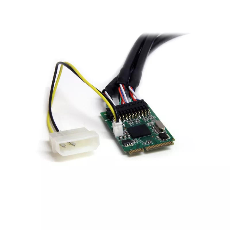 StarTech.com adaptador de placa FireWire Mini PCI Express 1394 de 3 portas 2b 1a