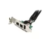 StarTech.com adaptador de placa FireWire Mini PCI Express 1394 de 3 portas 2b 1a