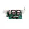 StarTech.com adaptador de placa FireWire Mini PCI Express 1394 de 3 portas 2b 1a