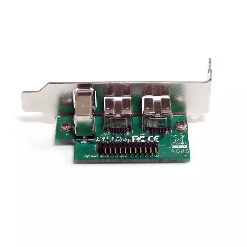 StarTech.com adaptador de placa FireWire Mini PCI Express 1394 de 3 portas 2b 1a