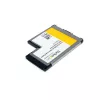 StarTech.com adaptador de placa ExpressCard 54mm SuperSpeed USB 3.0 de 2 portas flush mount com suporte UASP