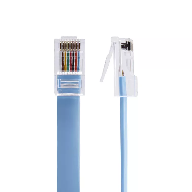 StarTech.com 6 ft cabo Cisco Console Rollover - RJ45 M/M, 1,8 m, RJ-45, RJ-45, azul