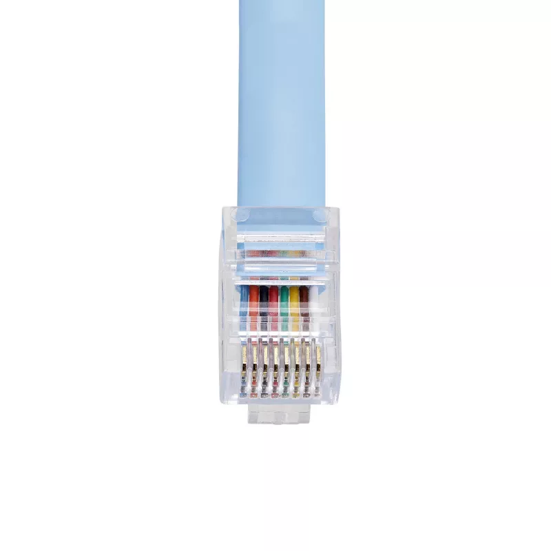 StarTech.com 6 ft cabo Cisco Console Rollover - RJ45 M/M, 1,8 m, RJ-45, RJ-45, azul