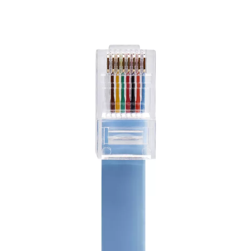 StarTech.com 6 ft cabo Cisco Console Rollover - RJ45 M/M, 1,8 m, RJ-45, RJ-45, azul