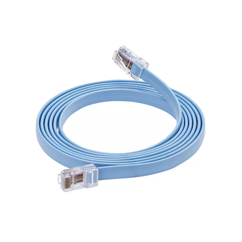 StarTech.com 6 ft cabo Cisco Console Rollover - RJ45 M/M, 1,8 m, RJ-45, RJ-45, azul