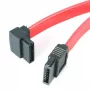 StarTech.com cabo SATA para SATA Serial ATA com conector em ângulo esquerdo de 15,2 cm, 0,152 m, SATA III, macho/macho, vermelho, reto, esquerdo