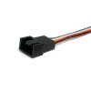 StarTech.com 12in cabo de alimentação em Y para ventoinha de 4 pinos – F/M, Molex (4 pinos), Molex (4 pinos), 0,31 m, macho, fêmea, multicolor