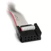 StarTech.com 16 polegadas cabo de painel de montagem com ficha serial de 9 pinos para header de motherboard de 10 pinos