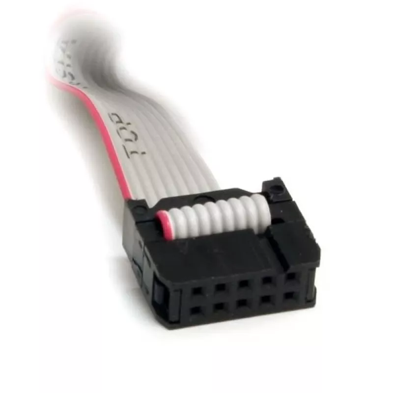StarTech.com 16 polegadas cabo de painel de montagem com ficha serial de 9 pinos para header de motherboard de 10 pinos