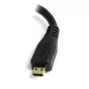 StarTech.com adaptador Micro HDMI para HDMI - vídeo 4K 30Hz - dongle adaptador/cabo conversor robusto High Speed Micro HDMI Type-D para HDMI 1.4 - monitores, televisores e ecrãs HDMI Ultra HD - B/M