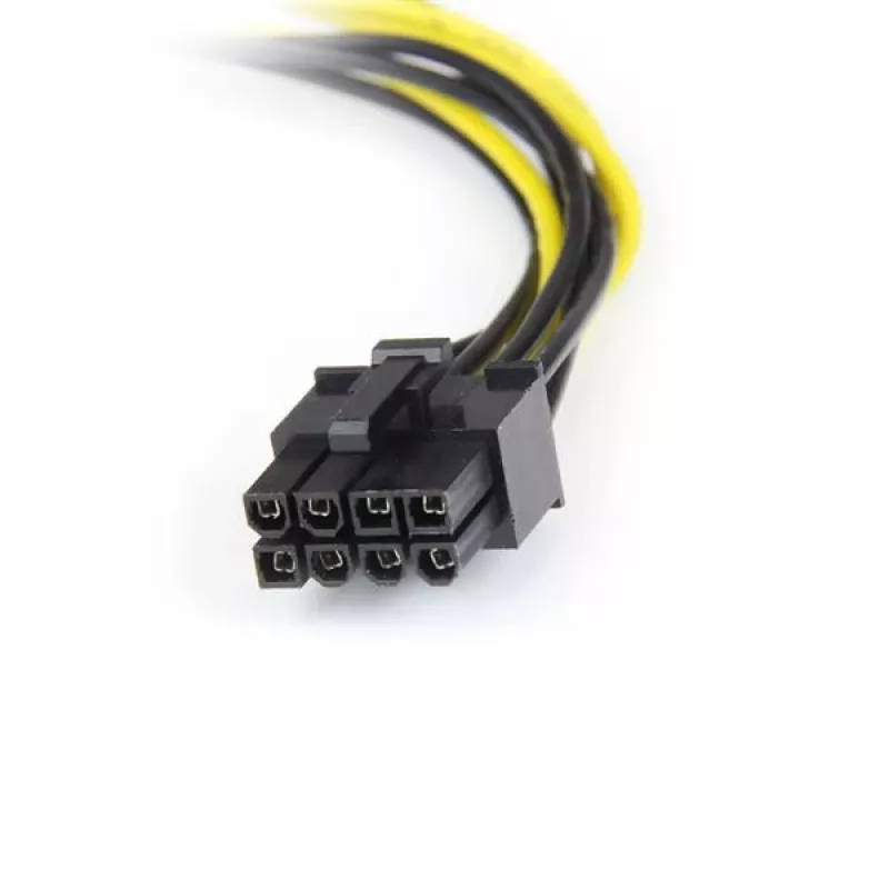 StarTech.com adaptador de alimentação LP4 para placa gráfica PCI Express de 8 pinos de 15 cm