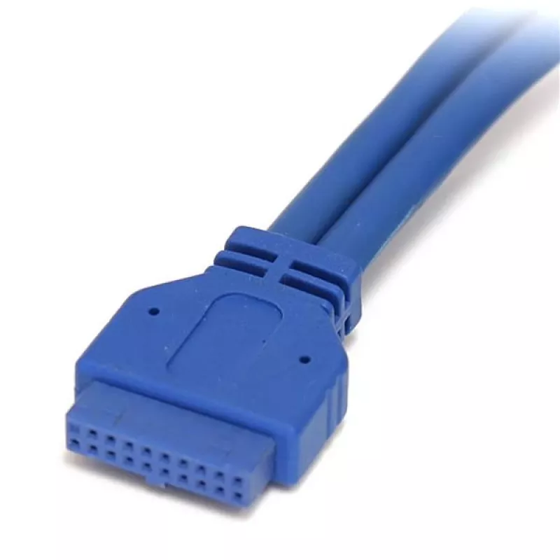 StarTech.com cabo USB 3.0 de montagem em painel de 2 portas - cabo USB A para header de motherboard F/F