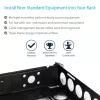 StarTech.com calhas universais para rack de servidor 1U, calhas de montagem com profundidade ajustável para servidor, calhas de montagem para rack de 19 polegadas