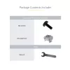 StarTech.com calhas universais para rack de servidor 1U, calhas de montagem com profundidade ajustável para servidor, calhas de montagem para rack de 19 polegadas