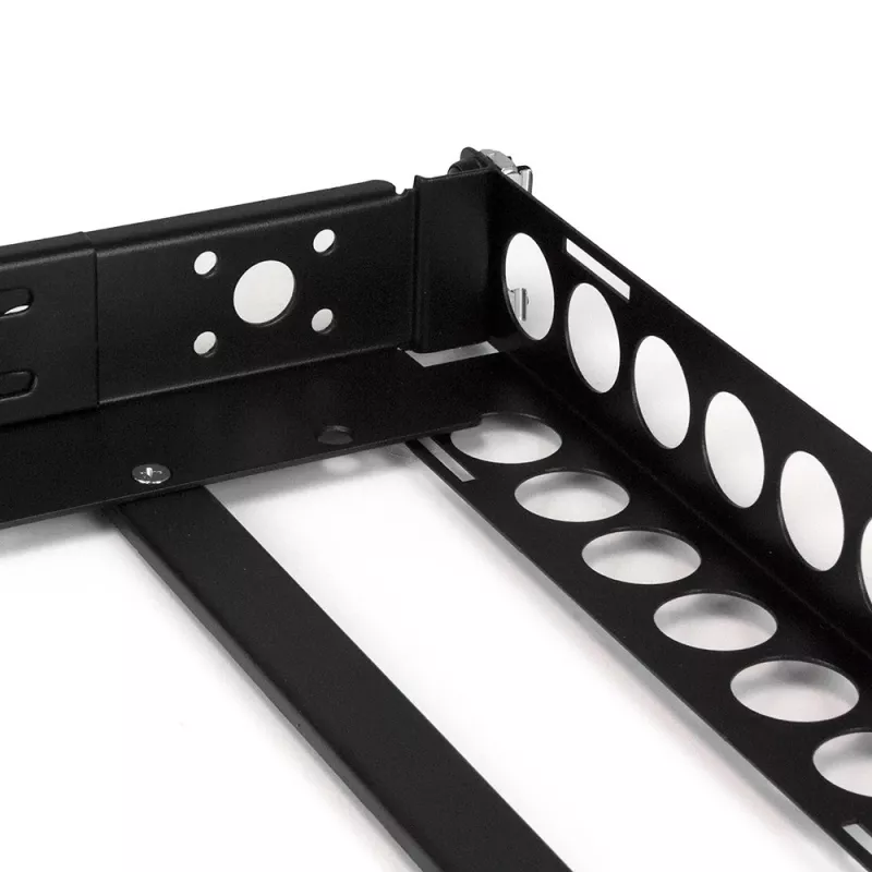 StarTech.com calhas universais para rack de servidor 1U, calhas de montagem com profundidade ajustável para servidor, calhas de montagem para rack de 19 polegadas