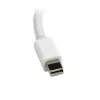 StarTech.com Adaptador Mini DisplayPort para VGA - Conversor ativo Mini DP para VGA - Vídeo 1080p - mDP ou Thunderbolt 1/2 Mac/PC para monitor/projetor/ecrã VGA - Dongle mDP 1.2 para VGA - branco
