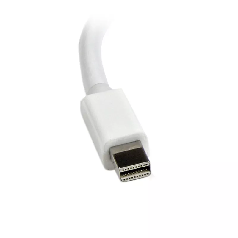 StarTech.com Adaptador Mini DisplayPort para VGA - Conversor ativo Mini DP para VGA - Vídeo 1080p - mDP ou Thunderbolt 1/2 Mac/PC para monitor/projetor/ecrã VGA - Dongle mDP 1.2 para VGA - branco