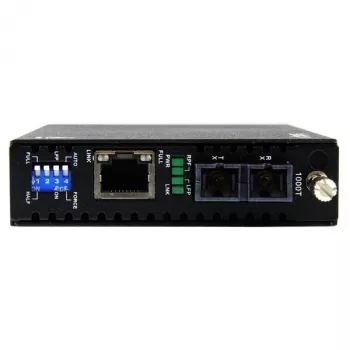 StarTech.com Conversor de suporte de fibra ótica multimodo Gigabit Ethernet SC 550m - 1000 Mbit/s