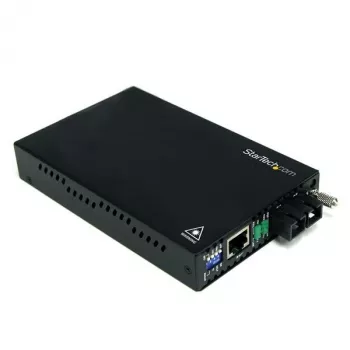 StarTech.com Conversor de suporte de fibra ótica monomodo 10/100 Mbps SC 30 km