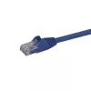 StarTech.com Cabo Ethernet CAT6 de 15m - azul Cabo Ethernet Gigabit CAT 6 - 250MHz 100W PoE RJ45 UTP cabo de rede/patch com proteção contra dobras e alívio de tensão, testado individualmente