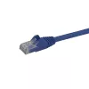 StarTech.com Cabo Ethernet CAT6 de 1m – azul Cabo Ethernet Gigabit CAT 6 – 250 MHz 100 W PoE RJ45 UTP cabo de rede/patch proteção da patilha com alívio de tensão testado individualmente