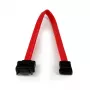 StarTech.com Cabo de extensão SATA de 0,3 m, 0,3 m, SATA III, SATA 7 pinos, SATA 7 pinos, macho/fêmea, preto, vermelho