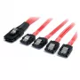 StarTech.com Cabo Serial Attached SCSI SAS de 1m – SFF-8087 para 4x SATA com bloqueio