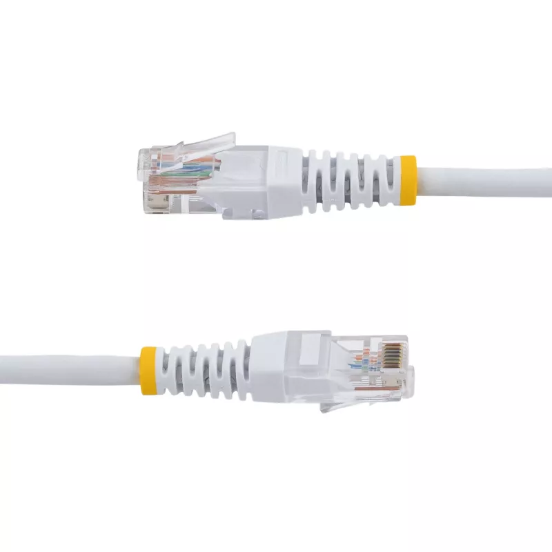 StarTech.com Cabo de patch Cat5e branco moldado RJ45 UTP Cat 5e de 15m - Cabo de patch de 15 m