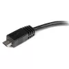 StarTech.com Cabo adaptador Micro-USB para Mini-USB de 15 cm M/F, 0,15 m, Mini-USB B, Micro-USB A, macho/fêmea, preto
