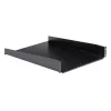 StarTech.com Prateleira de rack para servidor 2U – Prateleira de montagem em rack extensível universal para rack e armário de equipamento de rede de 19 polegadas – Aço de alta resistência – Capacidade de carga 22,6 kg – Bandeja de 22 polegadas de profundidade, preto