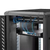 StarTech.com Prateleira de rack para servidor 2U – Prateleira de montagem em rack extensível universal para rack e armário de equipamento de rede de 19 polegadas – Aço de alta resistência – Capacidade de carga 22,6 kg – Bandeja de 22 polegadas de profundidade, preto