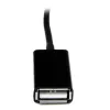 StarTech.com Cabo adaptador USB OTG para Samsung Galaxy Tab, 0,1524 m, Samsung 30p, USB A, preto, macho, fêmea