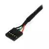 StarTech.com Cabo interno de 61 cm USB IDC de 5 pinos para header de motherboard F/F