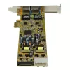 StarTech.com Adaptador de placa de rede Gigabit Ethernet PCI Express de porta dupla PCIe – PoE/PSE
