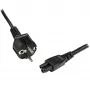 StarTech.com Cabo de alimentação para portátil de 2m, EU Schuko para C5, 2,5 A 250 V, 18AWG, cabo de substituição para portátil/notebook, cabo de fonte de alimentação, cabo de carregador, cabo de alimentação trevo/mickey mouse