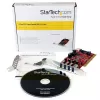 StarTech.com Placa adaptadora PCI USB 3.0 de 4 portas com conector de alimentação SATA/SP4