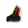 StarTech.com Adaptador de cabo de alimentação SATA em Y com encaixe de 15 cm – ficha/conector fêmea