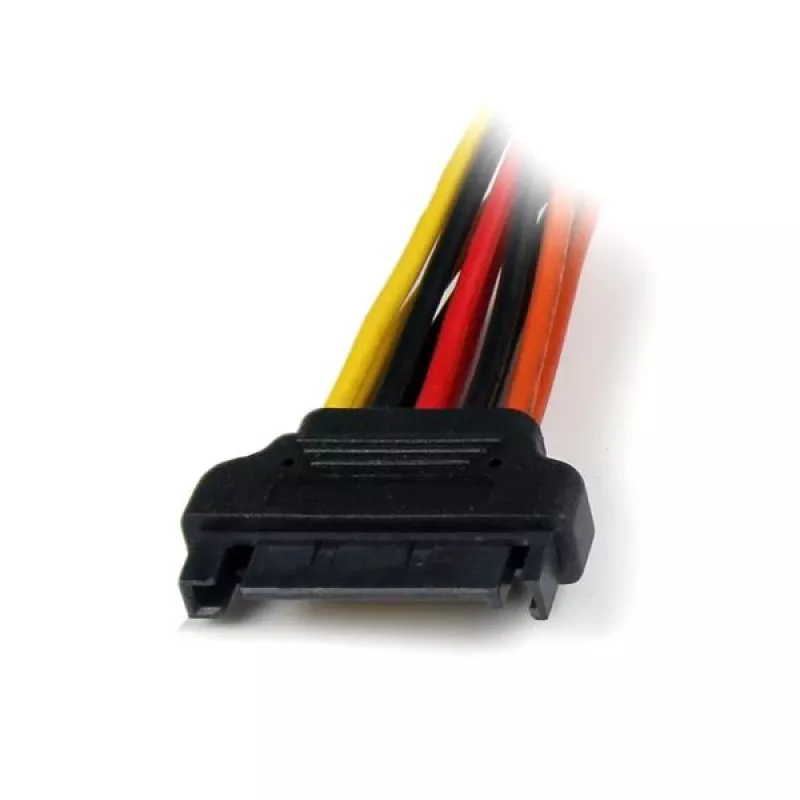 StarTech.com Adaptador de cabo de alimentação SATA em Y com encaixe de 15 cm – ficha/conector fêmea