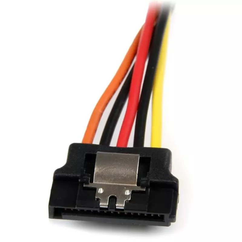 StarTech.com Adaptador de cabo de alimentação SATA em Y com encaixe de 15 cm – ficha/conector fêmea