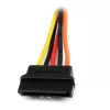 StarTech.com Adaptador de cabo de alimentação SATA em Y com encaixe de 15 cm – ficha/conector fêmea