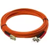 StarTech.com Cabo de fibra ótica de 5 m – Multimodo duplex 50/125 – Cabo de ligação de fibra LSZH – LC/ST