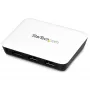 StarTech.com Adaptador de rede USB 3.0 para Gigabit Ethernet NIC com hub de 3 portas – branco