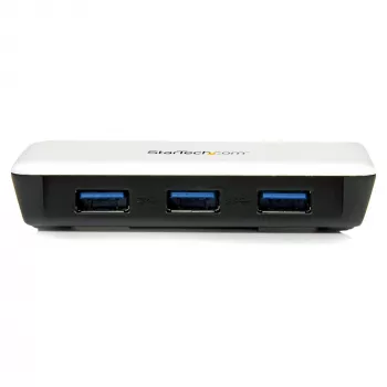 StarTech.com Adaptador de rede USB 3.0 para Gigabit Ethernet NIC com hub de 3 portas – branco