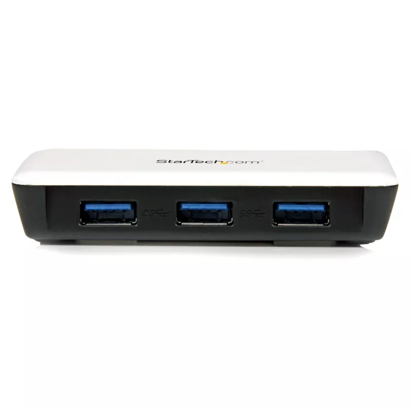 StarTech.com Adaptador de rede USB 3.0 para Gigabit Ethernet NIC com hub de 3 portas – branco