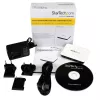 StarTech.com Adaptador de rede USB 3.0 para Gigabit Ethernet NIC com hub de 3 portas – branco