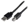 StarTech.com Cabo USB 2.0 ativo A para B de 20 m, cabo USB longo, cabo de impressora USB, 1x USB A (M), 1x USB B (M), preto