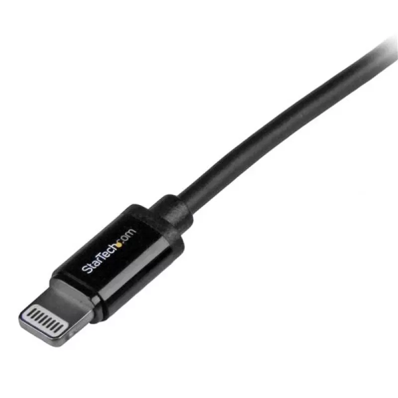 StarTech.com Cabo USB para Lightning de 1 m – Cabo de carregamento iPhone/iPad/iPod – Cabo Lightning para USB de alta velocidade – Certificado Apple MFi – preto