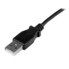 StarTech.com Cabo Mini-USB de 1 m – A para Mini-B angular para cima, 1 m, USB A, Mini-USB B, USB 2.0, macho/macho, preto